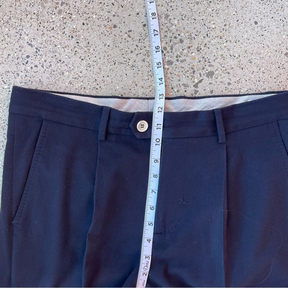 BRUNELLO CUCINELLI Men’s Navy Blue Wool Pants US 32 Italian 48 - Picture 5 of 13